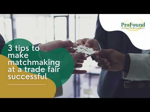 Trade fair Preparation series #5 | 3 tips to make matchmaking at a trade fair successfull