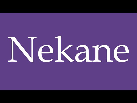 Como Pronunciar ''Nekane'' Correctamente en Español