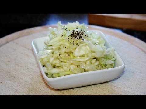 REZEPT: SCHNELLER KRAUTSALAT - schnell und einfach selber machen!