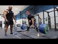 Deadlifting with LARRY WHEELS