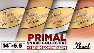 Video thumbnail for Pearl 14x6.5 PRIMAL SNARE COLLECTIVE Drums by Pearl Drums