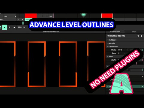 How to make Outline Effect Next Level | Resolume Arena Pro Trick| Without Plugins