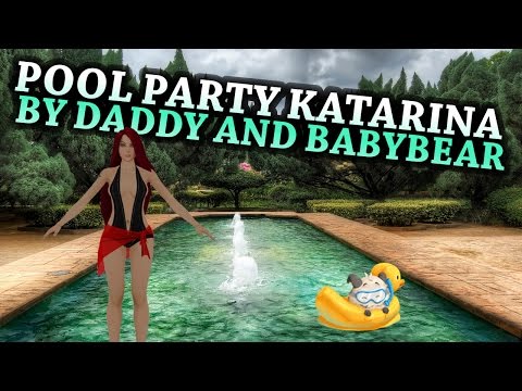 Pool Party Katarina - Skin Spotlight - Custom Skin LOL [S7]