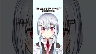 【1分で分かるライバー紹介】葉加瀬冬雪編【にじさんじ/にじさんじ切り抜き/葉加瀬冬雪/葉加瀬冬雪切り抜き/雑学/ライバー紹介/SMC組/SMC組切り抜き】