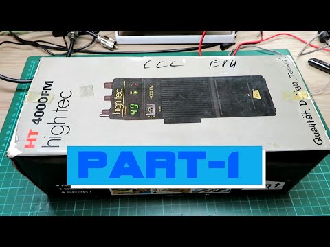 DNT HT4000FM UK CEPT 40 CHANNEL WALKIE TALKIE FROM 1989 - EXTENSIVE REPAIR - PART-1