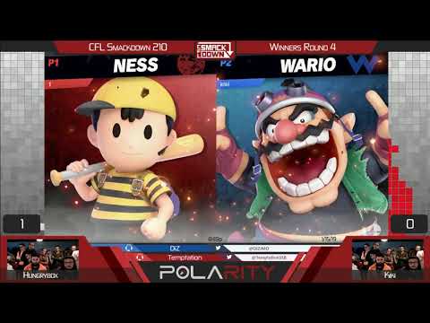 CFL Smackdown Ultimate 210 - Liquid | Hungrybox (Ness) vs Kiki (Wario) - Winners R4