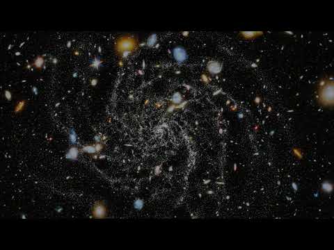 Isolated Galaxy simulation and animation using particles in Blender 2.90 Alpha