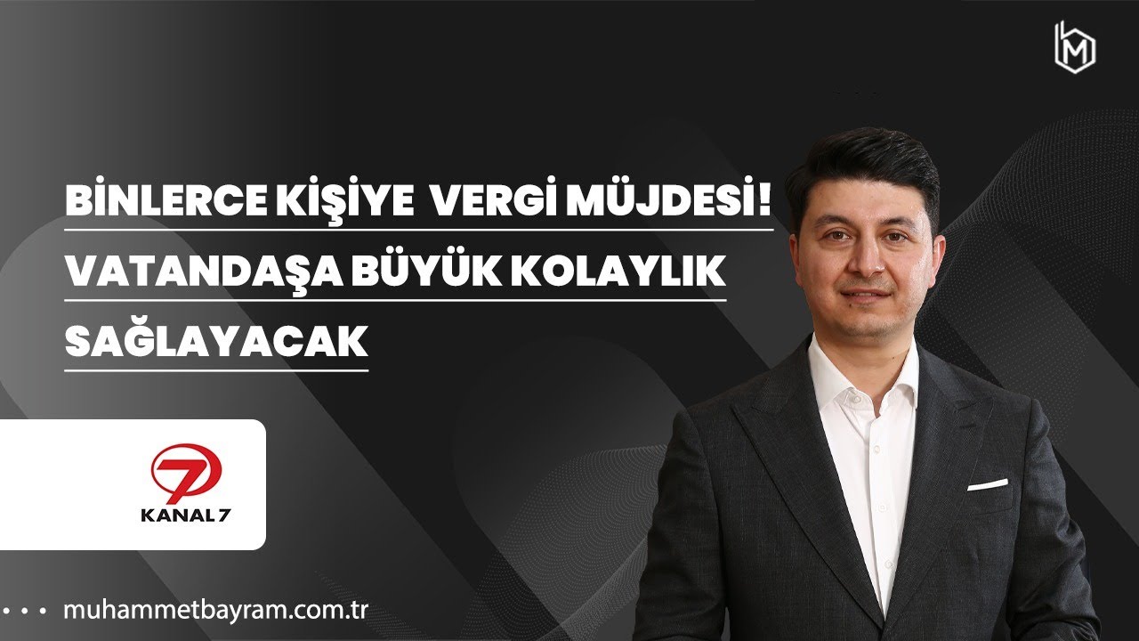 Binlerce kişiye vergi müjdesi! Vatandaşa büyük kolaylık sağlayacak