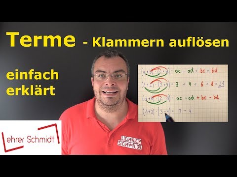 Terms - Resolving brackets | explained simply | Lehrerschmidt