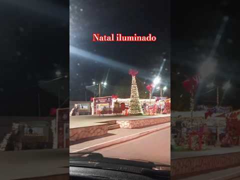 Natal iluminado em Umburanas #natal #feliznatal #climanatalino #christmas #minhacidade #bahia