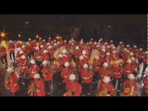 Banda Marcial do Corpo de Fuzileiros Navais no The Royal Edinburgh Military Tattoo 2011