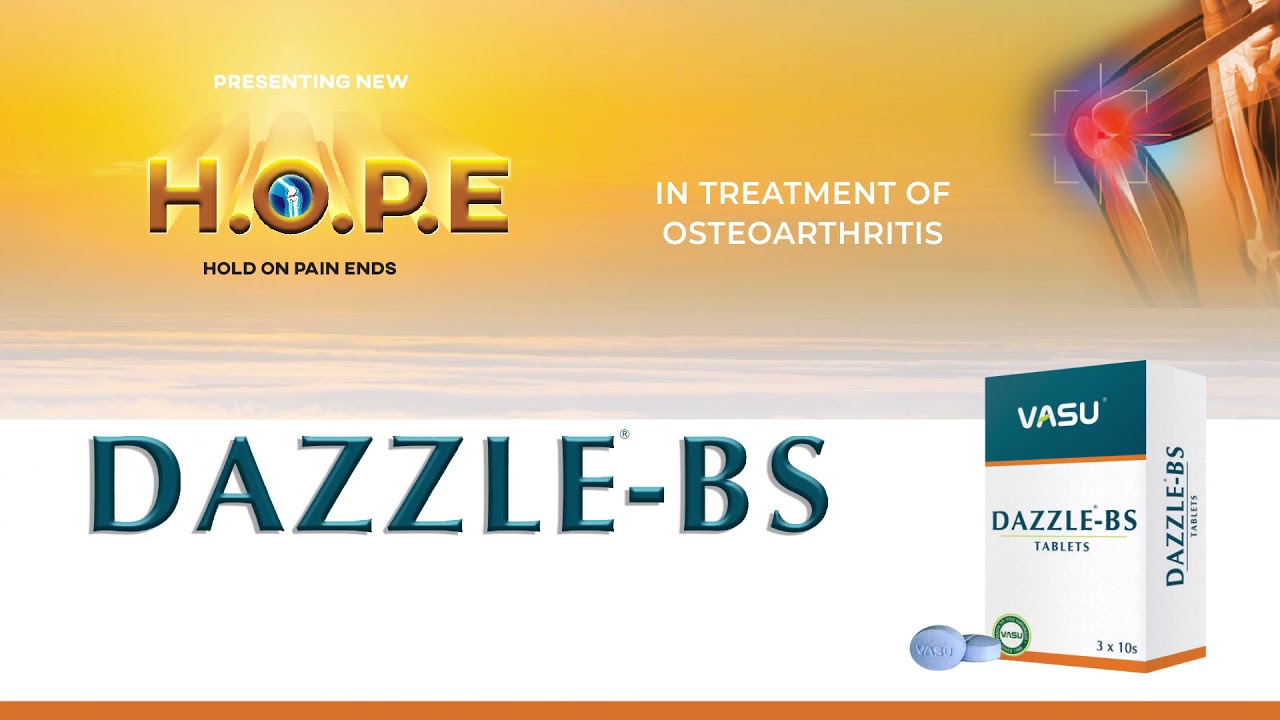 Mild to moderate Osteoarthritis........ With Dazzle-BS tab.............