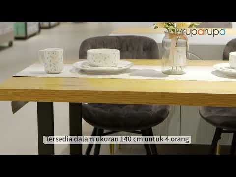 Gambar Informa Wales Meja Makan 180x90x75 cm - Cokelat