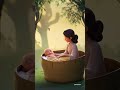 The Little Boy Is Sleeping On His Mother S Lap Shorts Fyp Animation