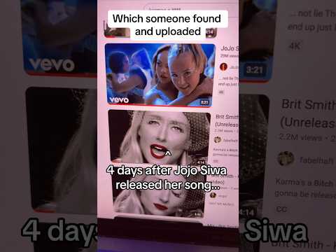The Curious Case of Jojo Siwa & Brit Smith #viralvideo #hitsong #shorts