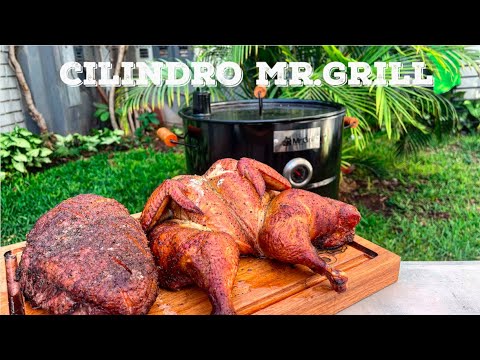 Cilindro Mr.Grill | ¿Que tan bueno es? | Pollo y Picaña al Cilindro | Entre Carne y Fuego BBQ