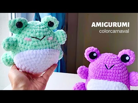 , title : 'Örgü Kadife İp Sevimli Kurbağa ARTHUR | Crochet Chenille Frog'
