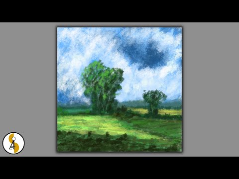 How To Paint Like Edward Seago / Impressionist Landscape / Procreate Art / iPad Art / Daily Art #520
