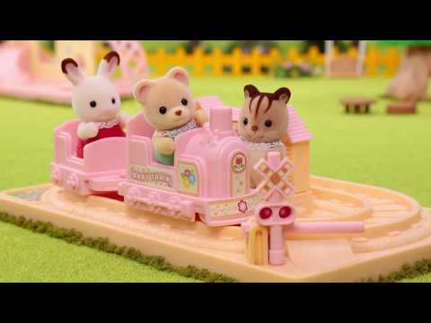 Sylvanian Families Ikimokyklinis traukinys video