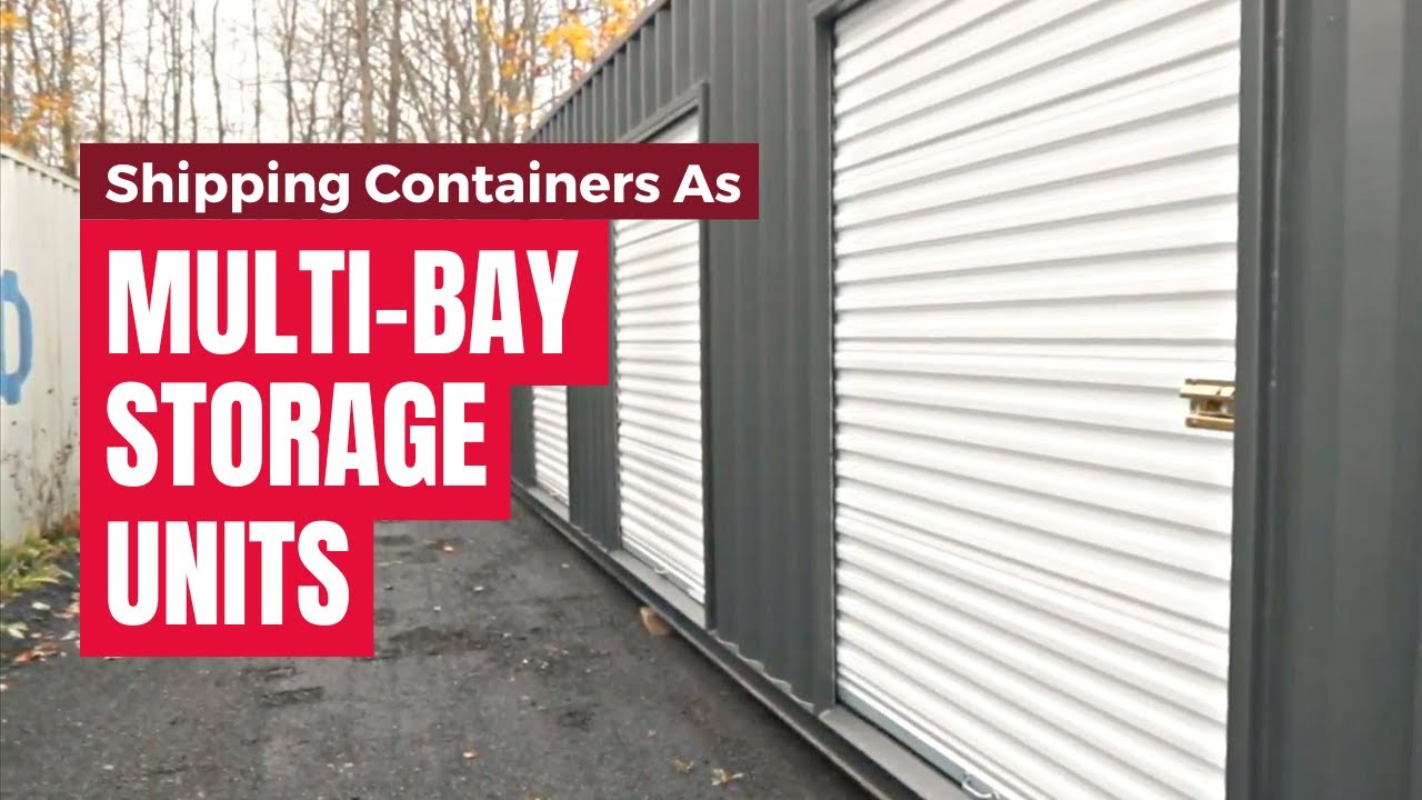 Turn a Shipping Container Into Storage Lockers
