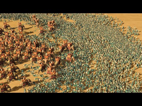 120 WAR ELEPHANTS vs 19.200 WEAKEST SPEARMEN - Total War ROME 2