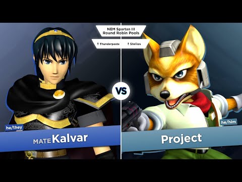 NE Melee Spartan 3 - Project (Fox) vs. MATE | Kalvar (Marth) - SSBM Pools