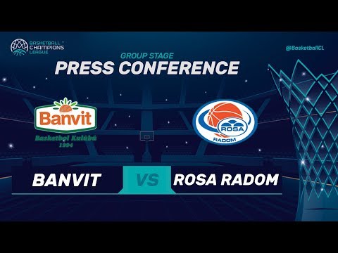 Banvit v Rosa Radom - Press Conference - Basketball Champions League