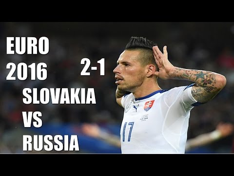 Euro 2016: Slovakia vs Russia 2-1 all goals hightlight lHD