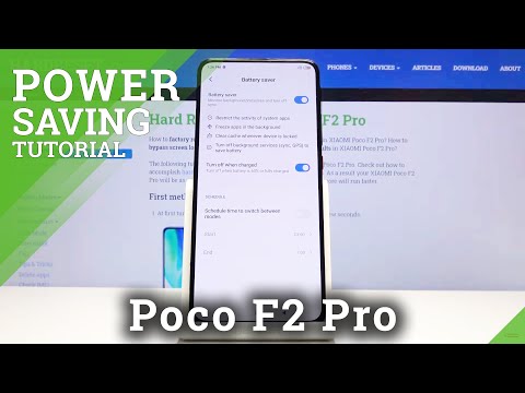 How to Activate Power Saving Mode in Xiaomi Poco F2 Pro?
