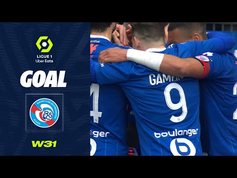 Goal Mouhamadou DIARRA (71' - RCSA) RC STRASBOURG ALSACE - AC AJACCIO (3-1) 22/23