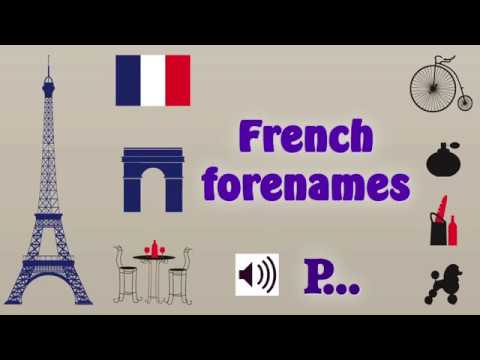 Pronounce French forenames beginning with P