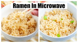 Ramen In Microwave