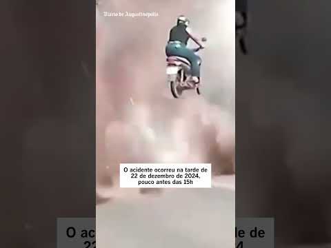 Novas imagens mostram o momento em que a ponte JK desaba entre Aguiarnópolis e Estreito