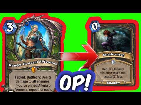 SYLVANAS with Shadowstep is INSANE! 87% Hunter-Rogue Deck!