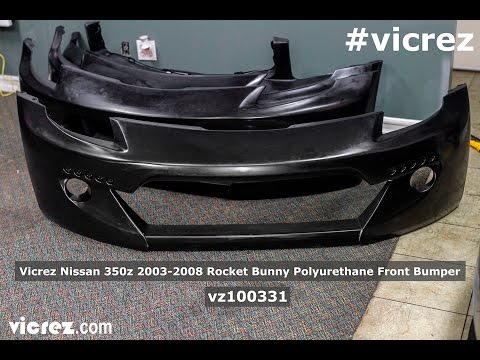 Will it Break? Vicrez Nissan 350z 2003-2008 RB Polyurethane Front Bumper vz100331