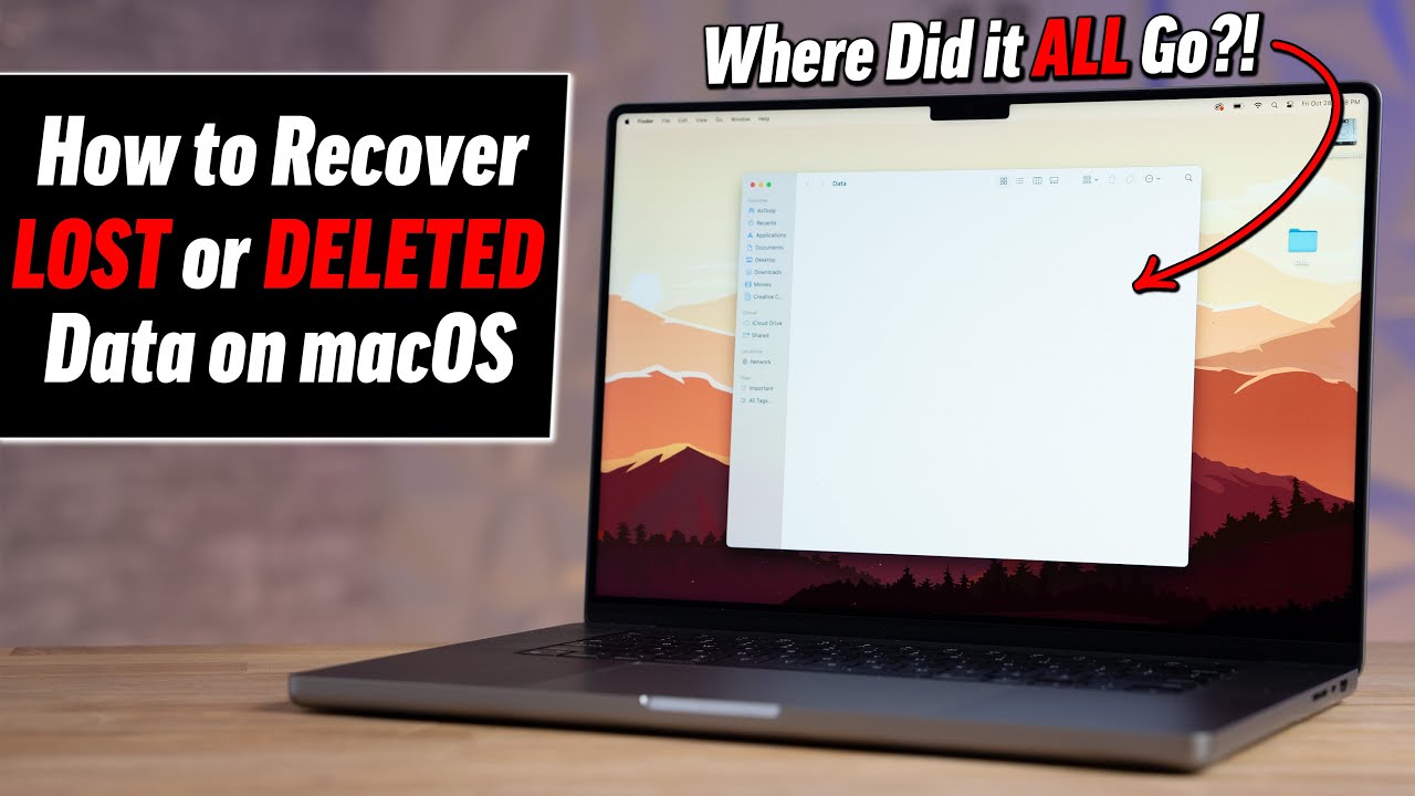 How to Recover your LOST data on Mac & PC once and for ALL!