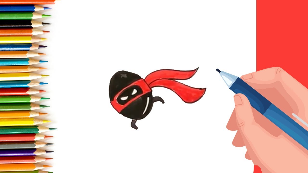 How to Draw the Ninja Logo