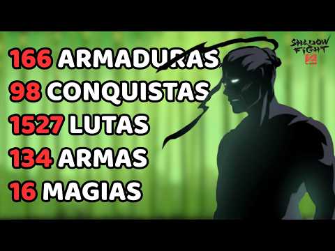 Eu fiz 100% de SHADOW FIGHT 2... e foi ABSURDO