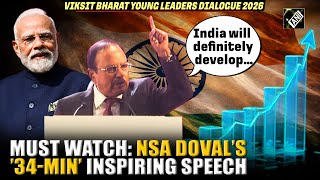 WATCH: NSA Ajit Doval’s powerful ‘34-minute’ address inspiring India’s young leaders