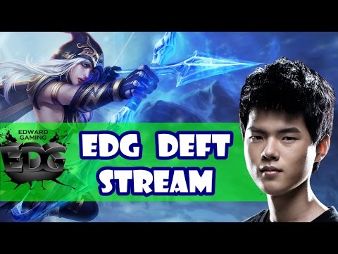 [ Aug 19, 2016 ] EDG Deft vs Ahq Westdoor | Ashe vs Ezreal | Kr challenger | s6 live stream