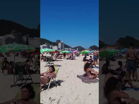 🇧🇷Copacabana Beach in Rio De Janeiro, Brazil