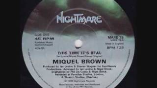 Miquel Brown - This Time It&#39;s Real (1989)