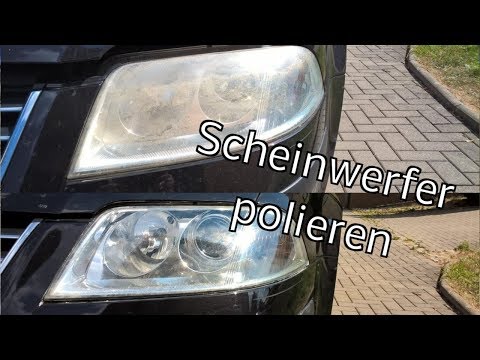 Scheinwerfer polieren - so kann man günstig seine alten Kunststoffscheinwerfer aufbereiten