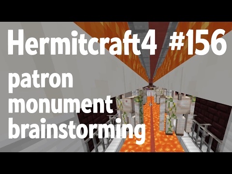 Patron monument brainstorming — Hermitcraft 4 ep 156