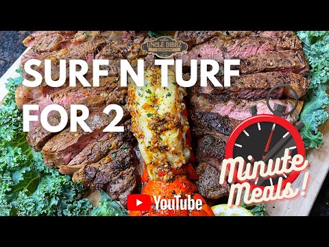 How to make Surf and Turf for 2 ⏰ One Minute Recipe