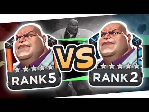 Kingpin 6 Star vs 5 (Rank Up Buff Gameplay Comparison) Who's Better? | Marvel Contest of Champions