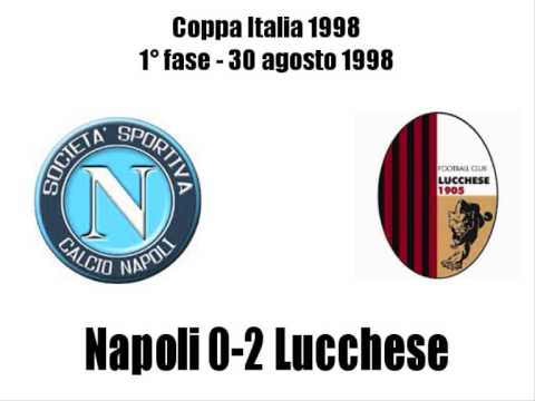 Napoli - Lucchese 0-2, coppa Italia 1998