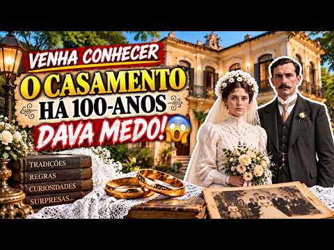 O CASAMENTO HÁ 100 ANOS — FOMOS VER DE PERTO E FICAMOS ASSUSTADOS! 😱