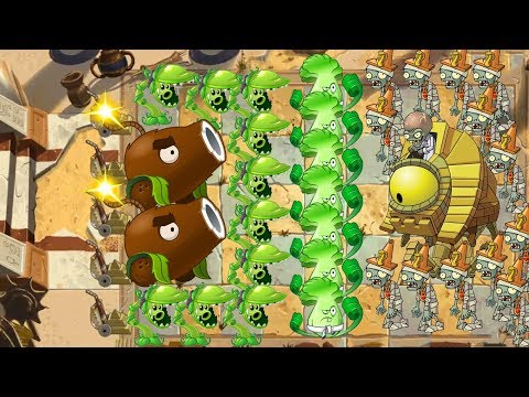 Plants vs Zombies 2 - Snap Pea and Coconut Cannon vs Zombot