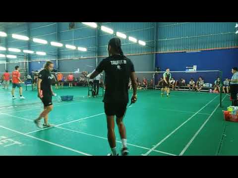 Badminton QF LSJ2 Mixed Double SemiPro - Jian Shen / Yap Rui Chen Vs Taufik Haris / Desiree Siow